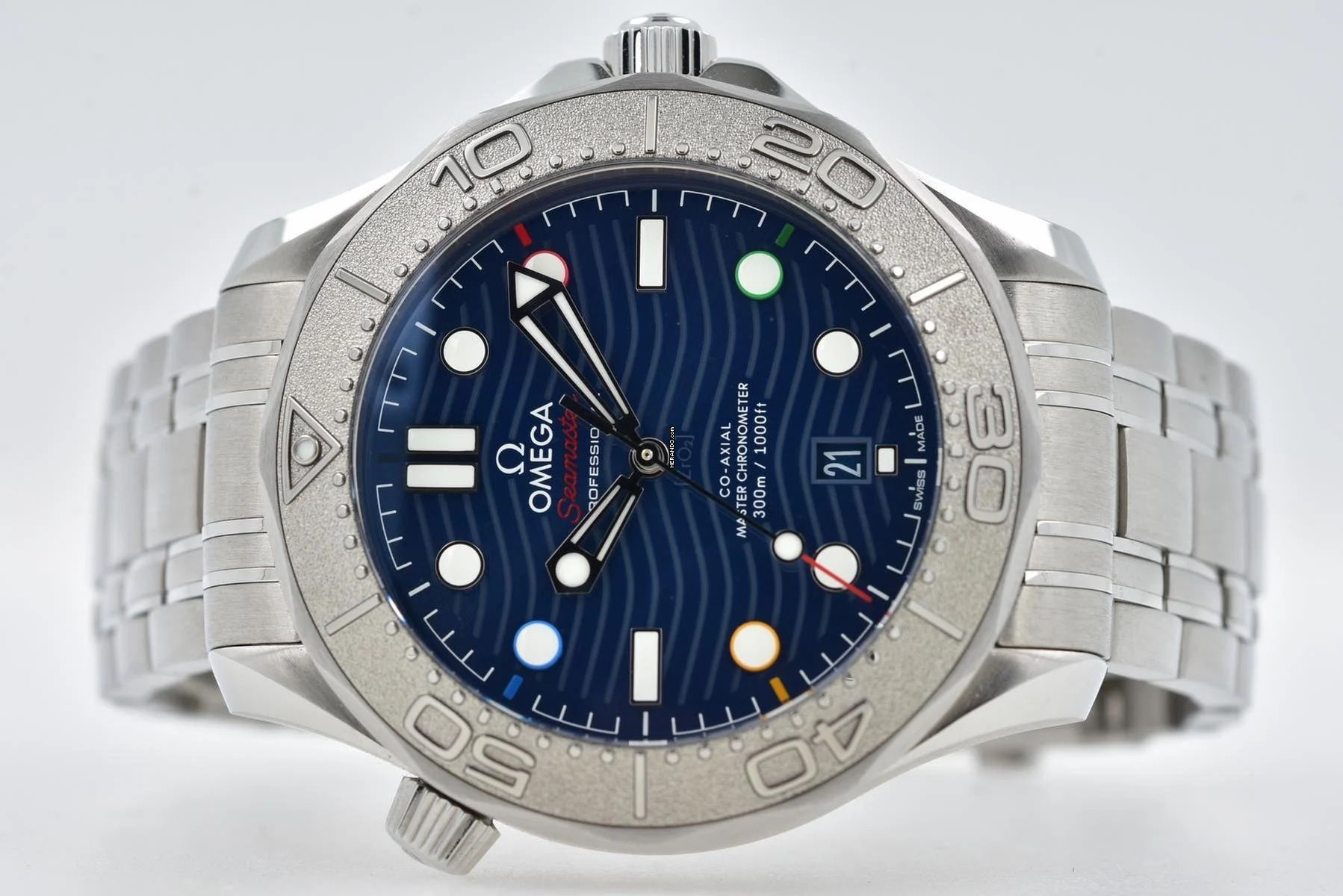 Omega Seamaster 300 Professional Chronometer Blue Dial Beijing 2022 52230422003001
