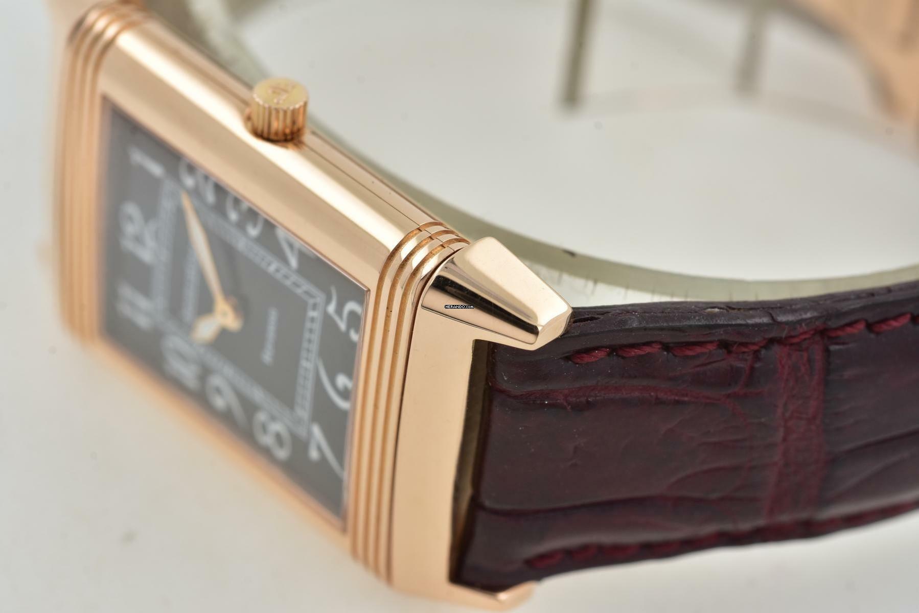 Jaeger-LeCoultre Reverso Classique Classic 250.8.86 18k Rosé Gold Full Set JLC Service 01/2025