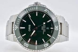Thumbnail von Oris Aquis Date 01 01 733 7789 4157-07 8 23 04PEB Green Dial Green Bezel