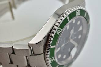 Thumbnail von Rolex Submariner Date 50th 16610LV Full Set LC170 Stickers Stickered