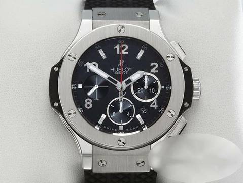 Hublot Big Bang 44 mm Edelstahl Chronograph 301.sx.130.rx Automatik Herren Steel Black Dial 