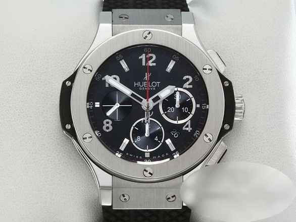  Hublot Big Bang 44 mm Edelstahl Chronograph 301.sx.130.rx Automatik Herren Steel Black Dial 