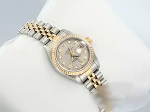 Thumbnail von Rolex Lady-Datejust Edelstahl Gelbgold 750 Diamanten Automatik Gold Stahl Stainless Steel 18kt Yellow Gold Jubilé-band Chronometer Oyster