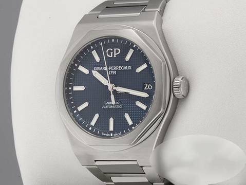  Girard Perregaux Laureato 42mm 81010-11-431-11a 2018 Edelstahl Automatik Stahl Steel Blue Dial 