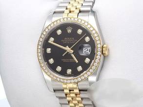 Thumbnail von Rolex Datejust 36 36mm 116243 2012 Stahl Gelbgold 750 Diamanten Automatik Gold