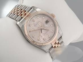 Thumbnail von Rolex Datejust 36 Mm 116231 2011 Stahl Rosegold 750 Diamanten