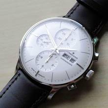 Thumbnail von Junghans Meister Chronoscope silber English Date NEW FULL SET