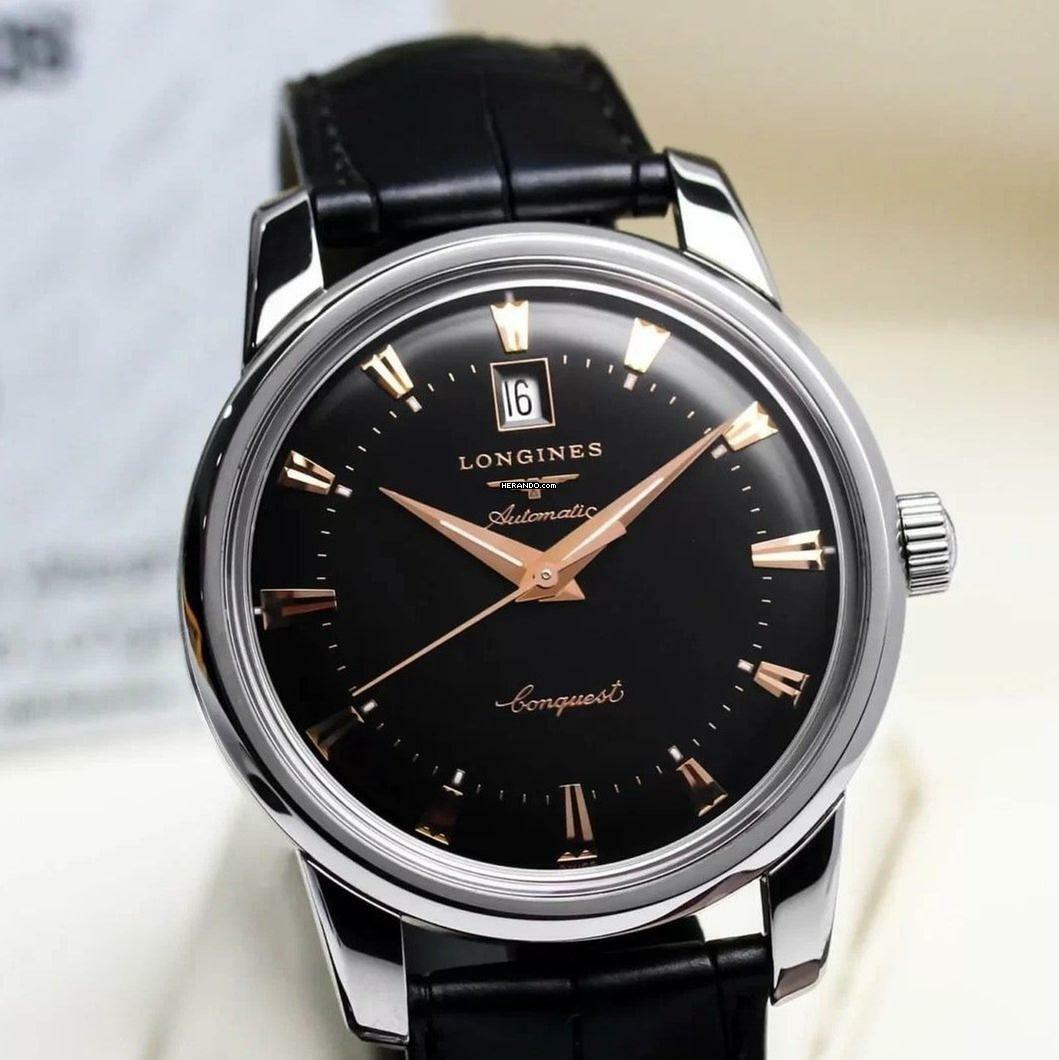 Longines Conquest Heritage Automatic Watch 38.00 Mm Stainless CONQUEST HERITAGE NEW FULL SET