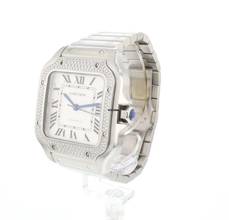 Thumbnail von Cartier Santos Medium Diamonds W4SA0005