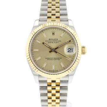  Rolex Datejust 31 Steel Gold Jubilee Fluted Champagne 