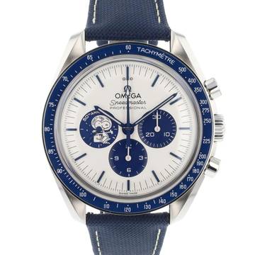  Omega Speedmaster Professional Moonwatch 'Silver Snoopy Award' 50th Anniversary NEW '24 