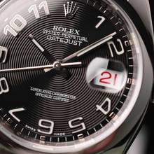 Thumbnail von Rolex Datejust 36 Steel Black Concentric Dial / Roulette Date