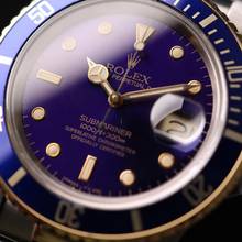Thumbnail von Rolex Submariner Date Blue Gold/Steel Purple Dial
