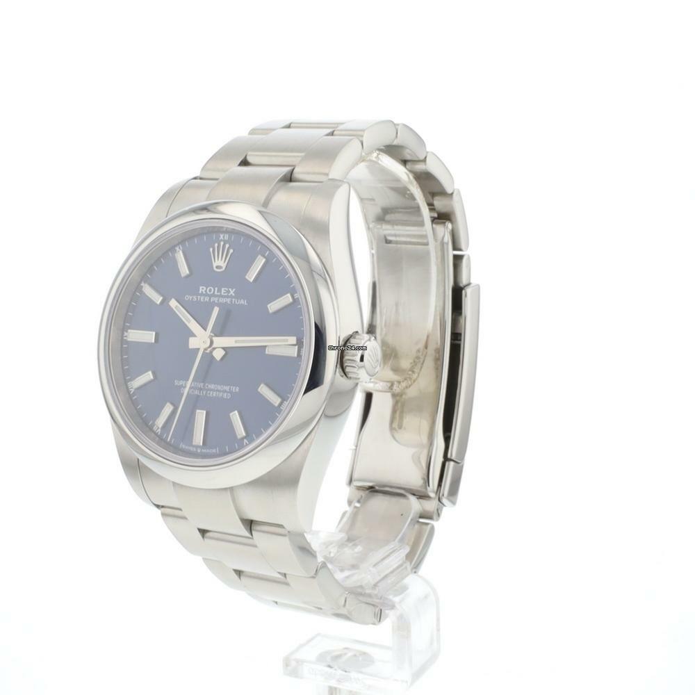 Rolex Oyster Perpetual 34 Blue Dial