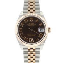 Thumbnail von Rolex Datejust 31 Steel Everose Gold Jubilee Choco Diamond Dial
