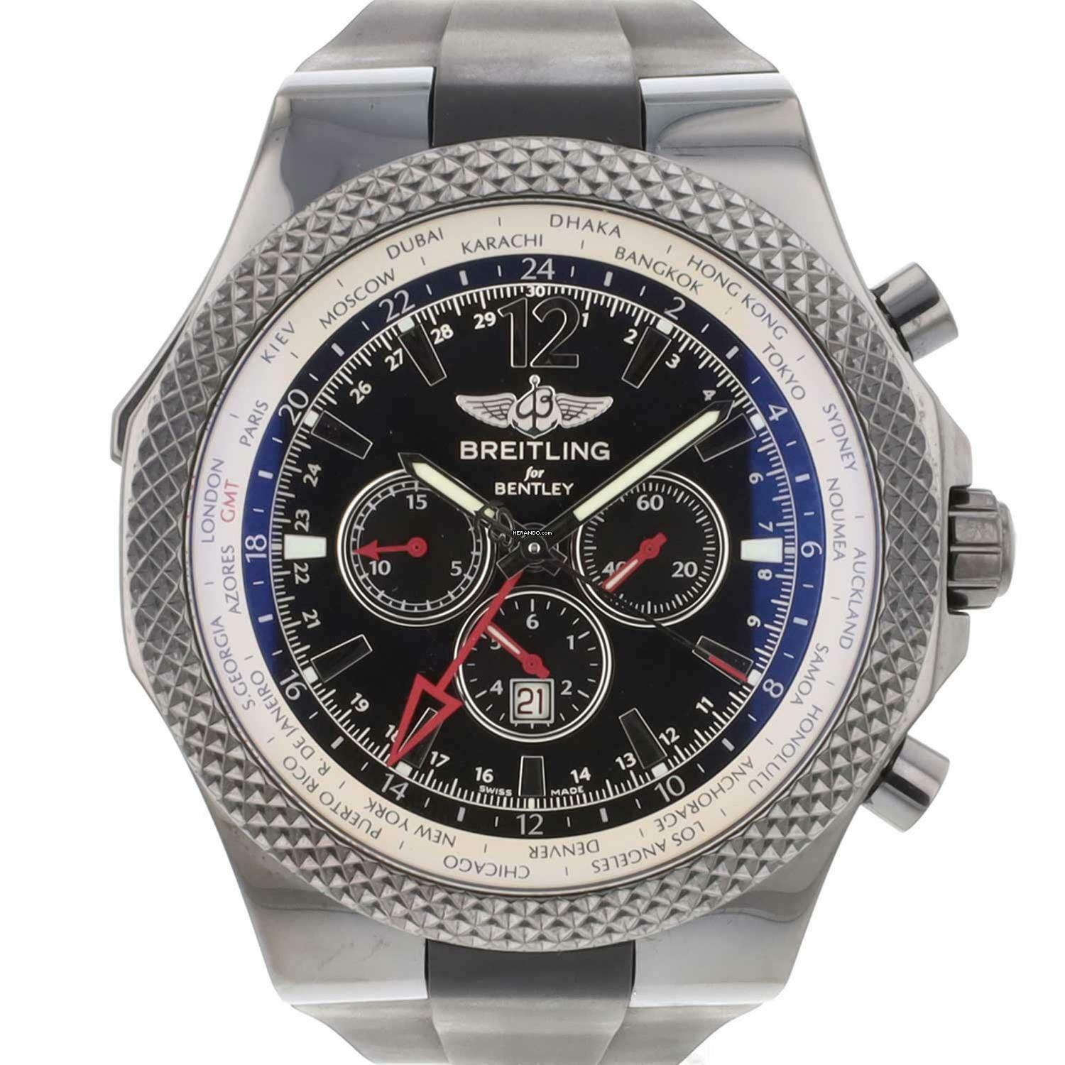 Breitling Bentley GMT Motors GMT Midnight Limited Edition 49MM