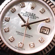 Thumbnail von Rolex Lady-Datejust 28MM Steel Everose Gold Jubilee Fluted Diamond MoP Dial