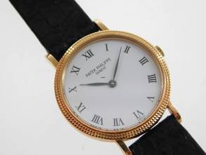 Thumbnail von Patek Philippe Calatrava 4819 18 Karat Gelbgold 25 mm mit Zubehör im original Zustand