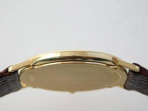 Thumbnail von Jaeger-LeCoultre Ultra Thin 18 Karat Gelbgold Herrenuhr im TOP Zustand 33 mm ohne Krone