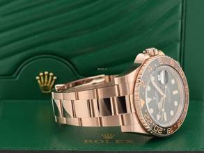 Thumbnail von Rolex GMT-Master II 126715chnr Rose Gold rootbeer - Like New Full Set