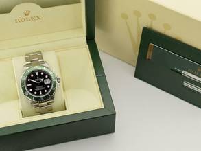 Thumbnail von Rolex Submariner Date 16610lv Kermit Rrr - Card 2008 Ita