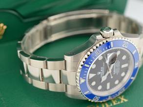 Thumbnail von Rolex Submariner Date 126619lb White Gold Black & Blue - New 2025 Full Stickers
