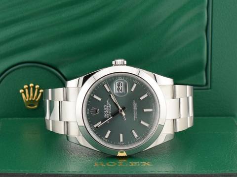  Rolex Datejust 41 Ii 41mm Green Dial New 