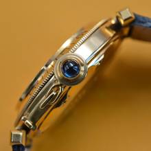 Thumbnail von Cartier Pasha 38MM Lapis Lazuli dial yellow gold 18KT Full Set TOP Condition