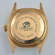 Thumbnail von Rolex Datejust 36 1607 champagne dial bark finish bezel gold 18KT 1964 Full Set