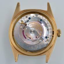 Thumbnail von Rolex Datejust 36 1607 champagne dial bark finish bezel gold 18KT 1964 Full Set