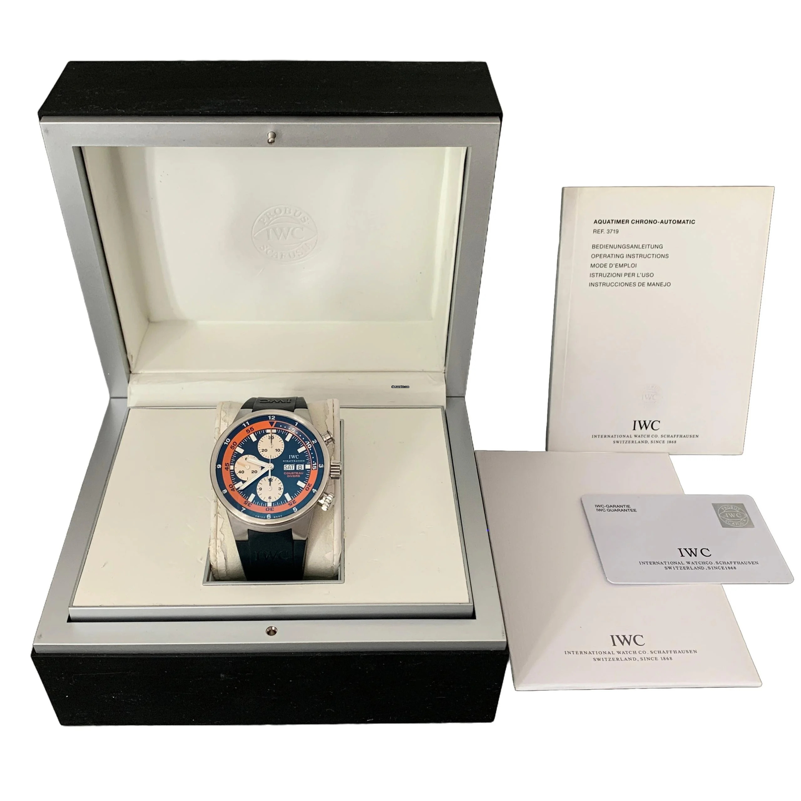 IWC Aquatimer Chronograph IW378101 chronograph Cousteau Divers 2007 Full Set