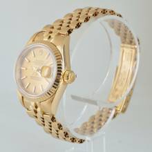 Thumbnail von Rolex Lady-Datejust 69178 Ladies 26MM champagne dial gold 18KT Full Set TOP Condition