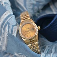 Thumbnail von Rolex Lady-Datejust 69178 Ladies 26MM champagne dial gold 18KT Full Set TOP Condition