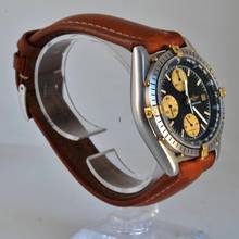 Thumbnail von Breitling Chronomat 81950 chronograph black dial steel 1989 Full Set