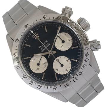  Rolex Daytona Cosmograph 6265 Daytona big eyes black sigma dial 1975’s Full Set 