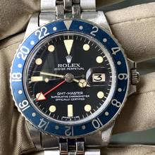 Thumbnail von Rolex GMT-Master 1675 military UAE with blueberry colour bezel 1972's