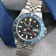 Thumbnail von Rolex GMT-Master 1675 military UAE with blueberry colour bezel 1972's