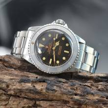 Thumbnail von Rolex Submariner (No Date) 5512 meter-first galvanic gilt dial brown colour 1963