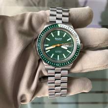 Thumbnail von Bulova Snorkel 7202 666FT Diver Day-Date green dial automatic 1974