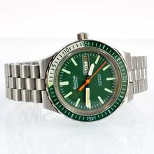 Thumbnail von Bulova Snorkel 7202 666FT Diver Day-Date green dial automatic 1974