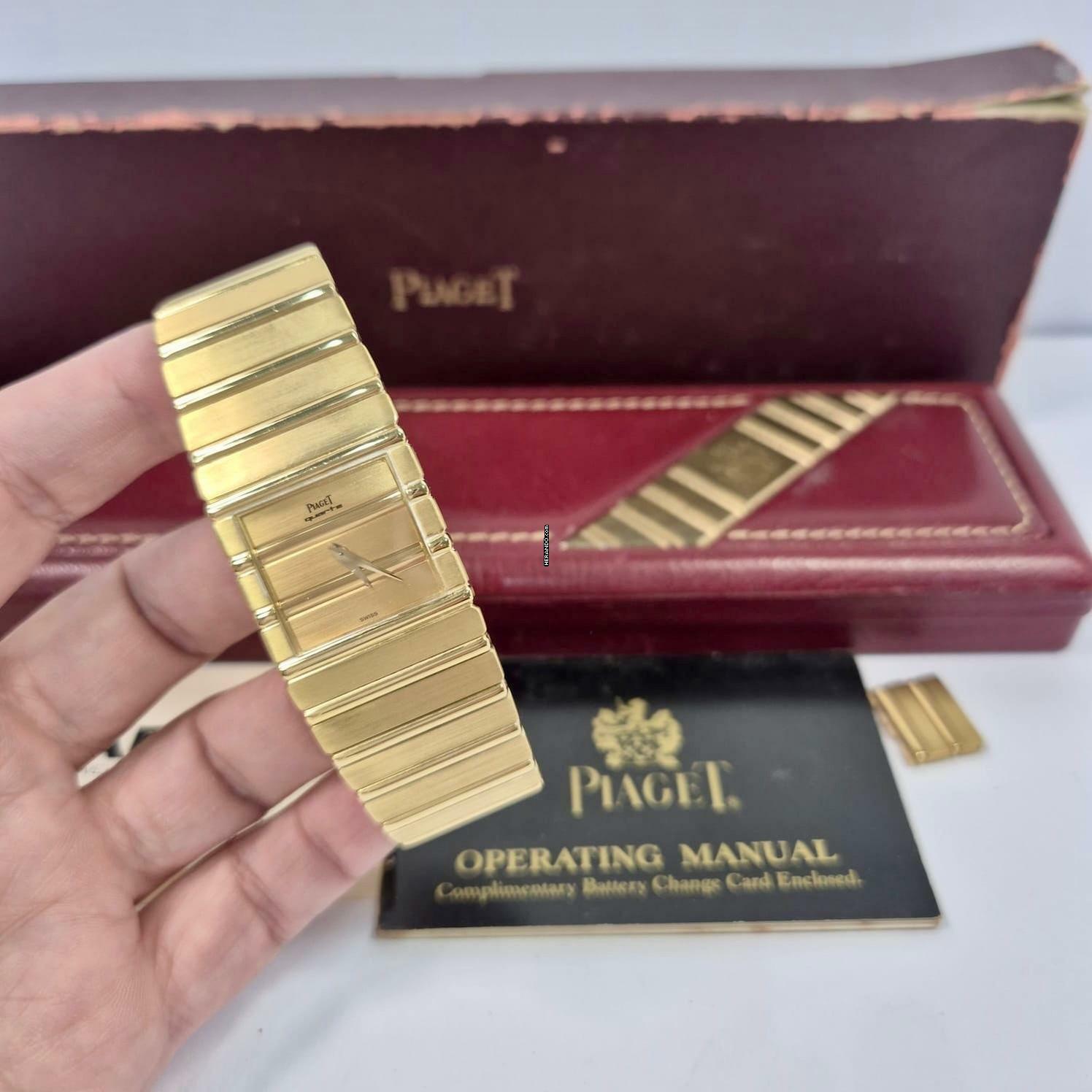 Piaget Polo Old Money Full Gold 25mm Quartz Completo