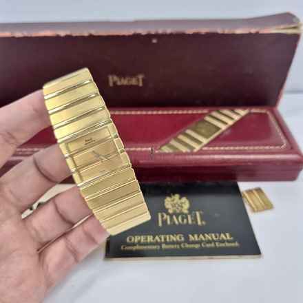  Piaget Polo Old Money Full Gold 25mm Quartz Completo 