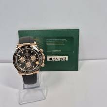 Thumbnail von Rolex Daytona Ouro Rosé Oysterflex Black Dial 40mm Automático Completo