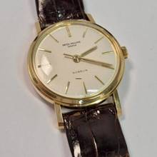 Thumbnail von Patek Philippe Calatrava Gubelin Edition With Box & Papers 34mm Corda Completo