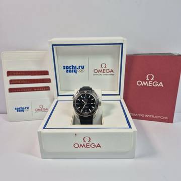  Omega Seamaster Planet Ocean Sochi Limited Edition 45mm Automático Completo 