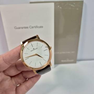  Jaeger-LeCoultre Master Ultra Thin 1907 Tribute Ouro Rosé 39mm Corda Completo 