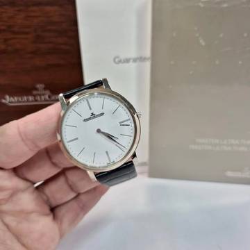  Jaeger-LeCoultre Master Ultra Thin 1907 Tribute Ouro Branco 39mm Corda Completo 
