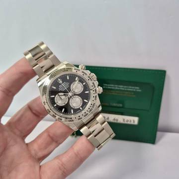  Rolex Daytona Full White Gold Baby LeMans 40mm Automático Completo 