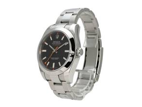 Thumbnail von Rolex Milgauss Ref. 116400 schwarzes Zifferblatt