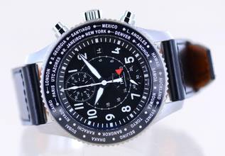 Thumbnail von IWC Fliegeruhr Timezoner Chronograph Flyback 46mm ungetragen B+P